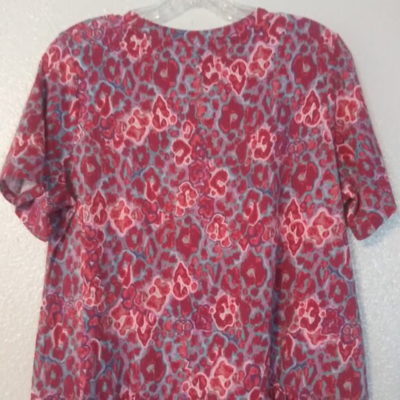 Logo by Lori Goldstein women's size M multicolored tunic top - Picture 5 of 13